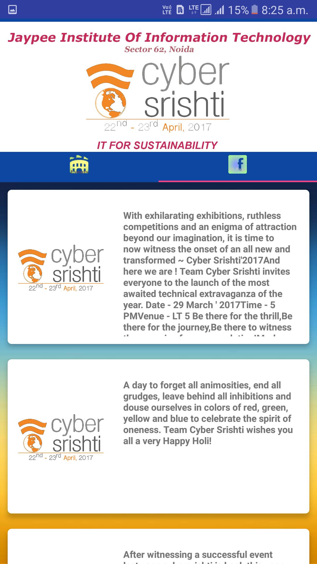 Cyber Srishti 2K17