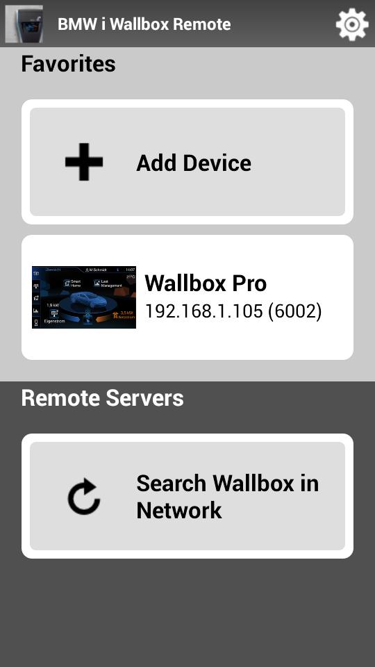 BMW i Wallbox Remote