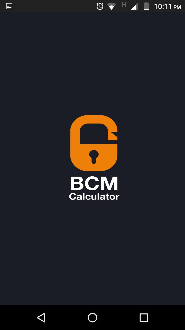 BCM Calculator