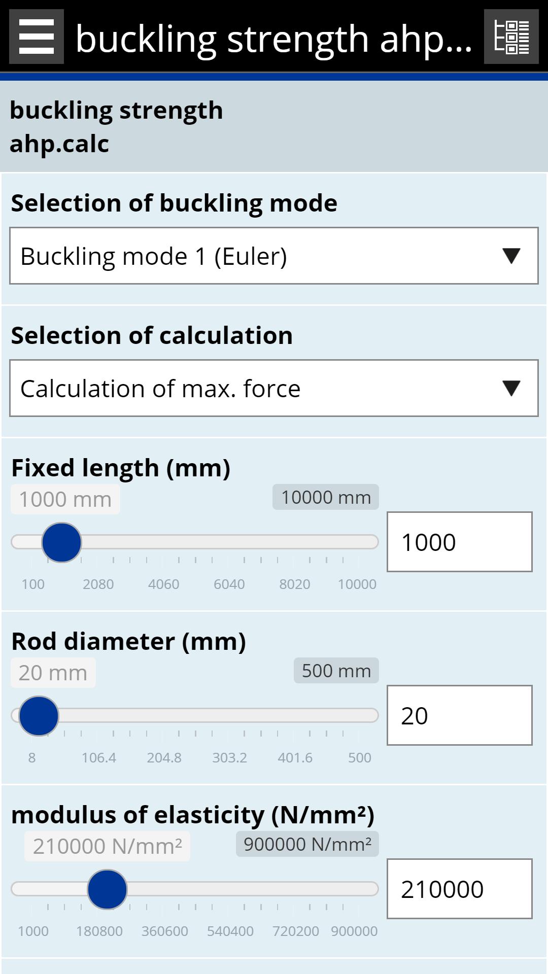 Hydraulics calculator