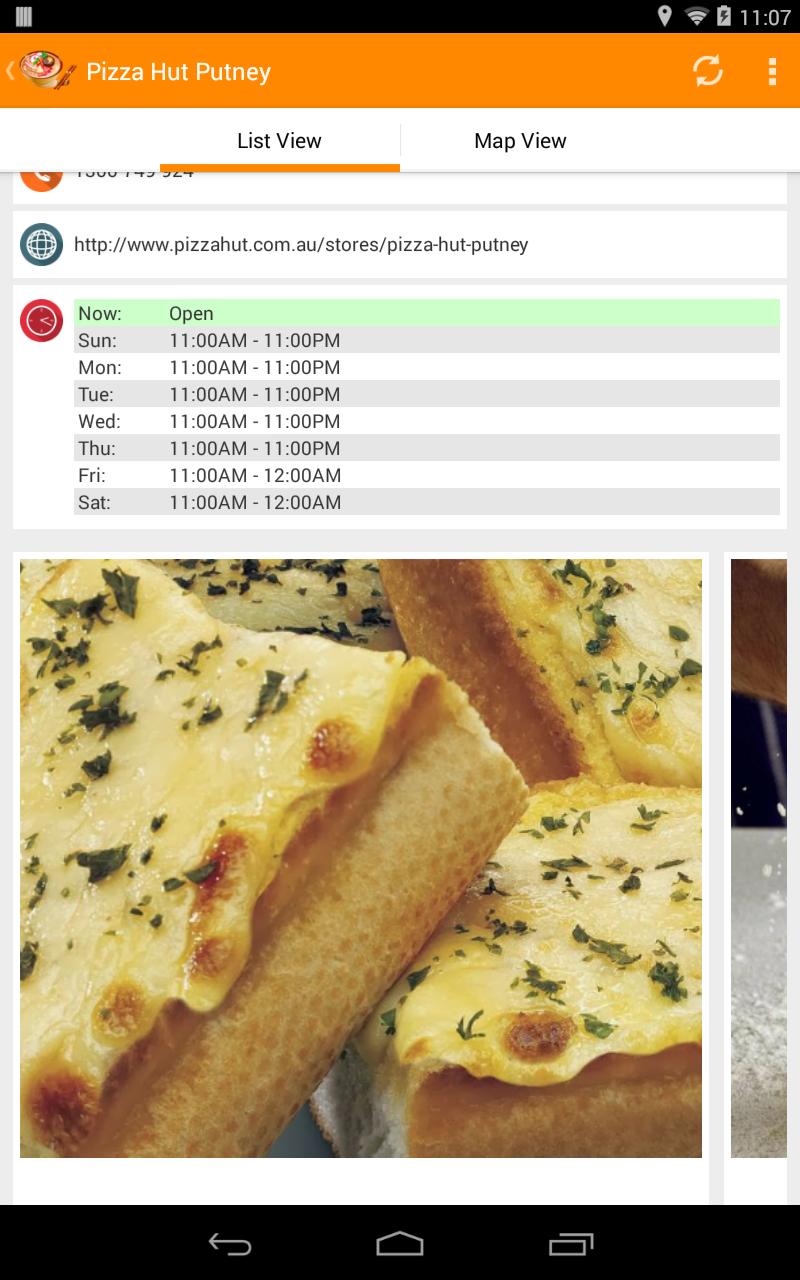 Food Finder: Places to Eat