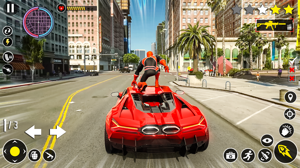 Spider Game Mafia Rope Hero