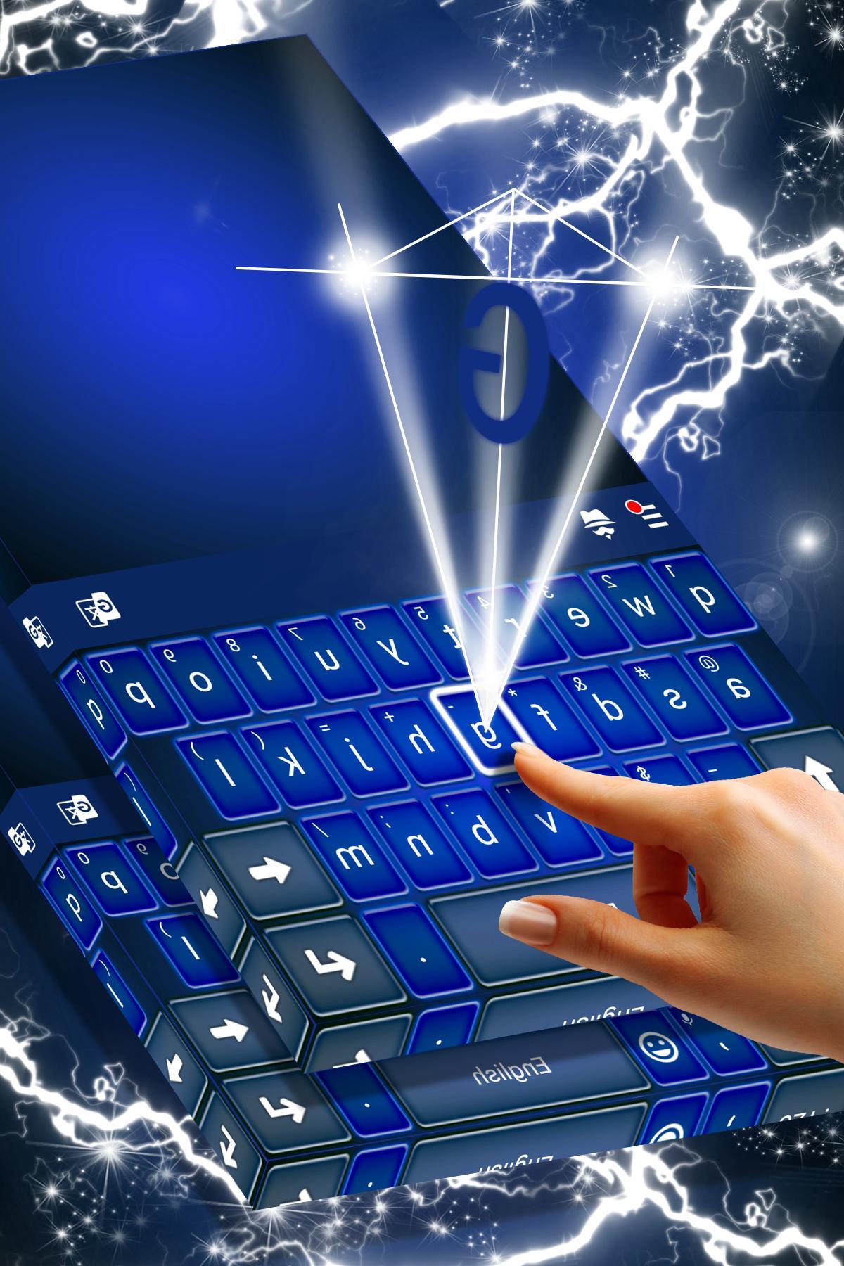 Vivid Blue Keyboard For Sony