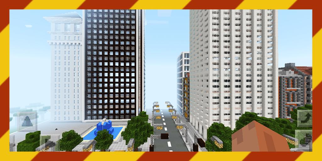 Tommycity. Map for MCPE