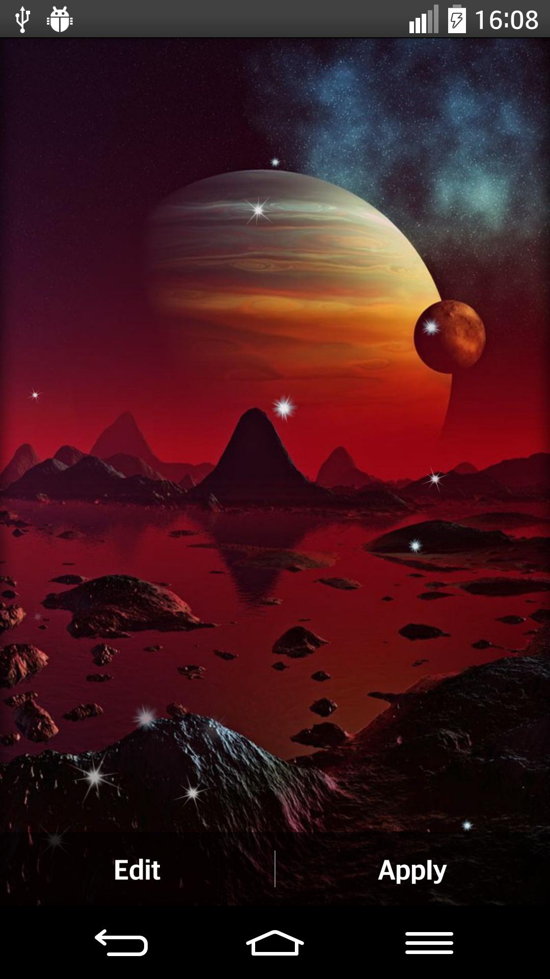 Space Planets Live Wallpaper