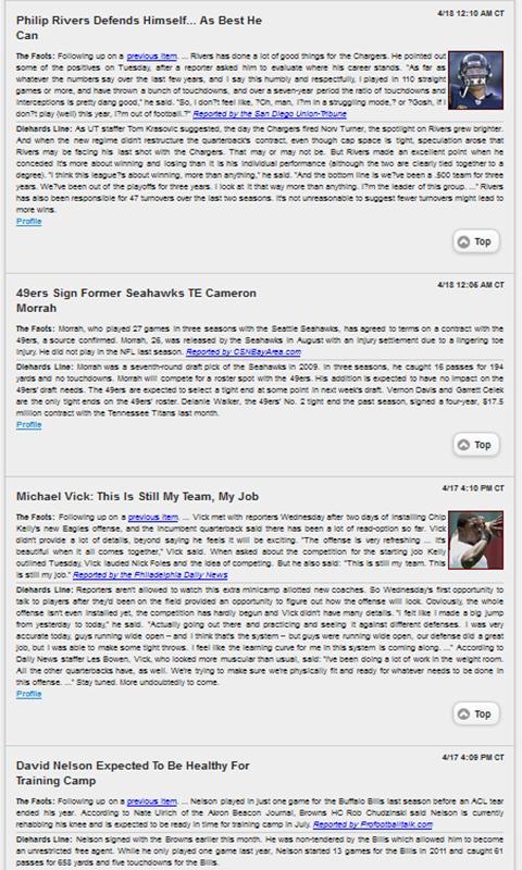 Fantasy Football Diehards News