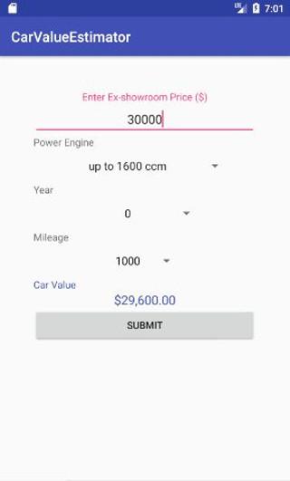Car Value Estimator