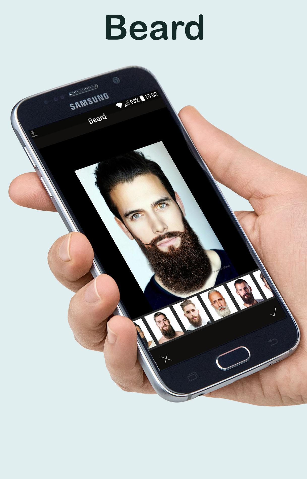 Beard and Hair Photos Maker