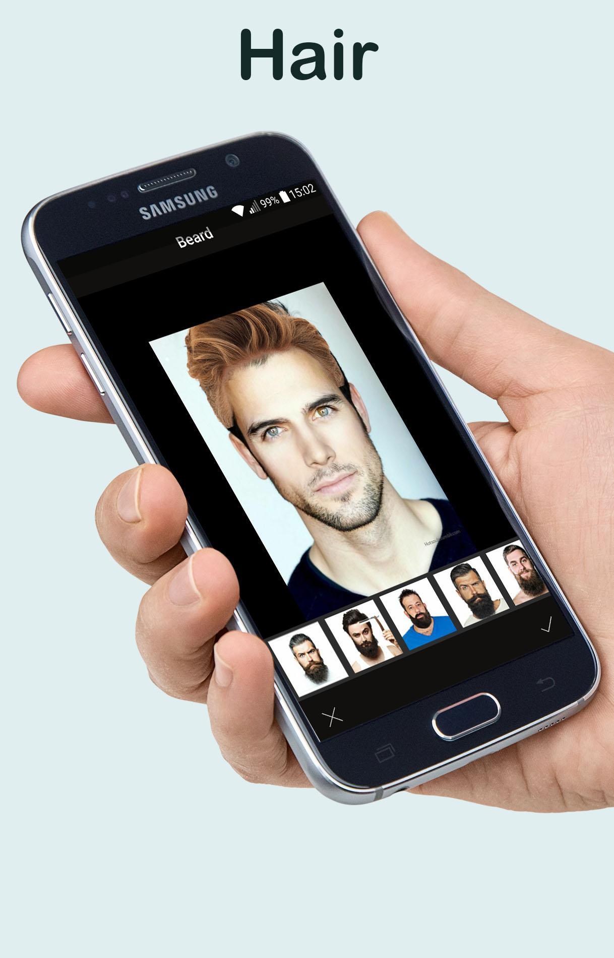 Beard and Hair Photos Maker