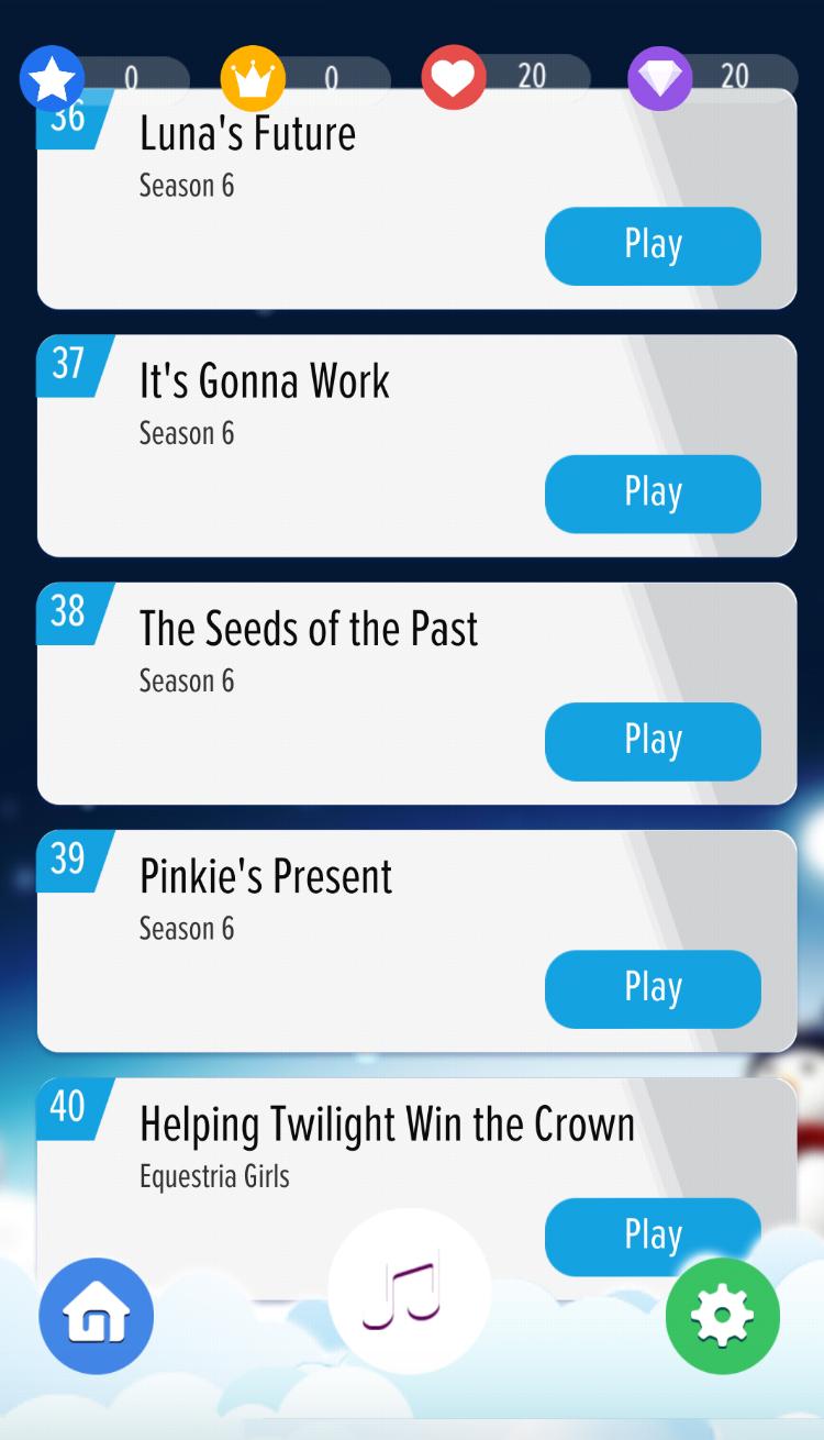 Little Pony Piano Magic Tiles