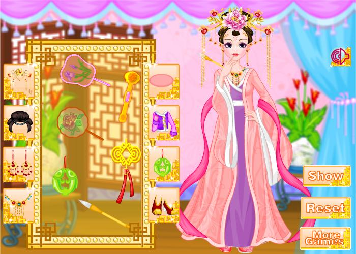 China princess games for girls