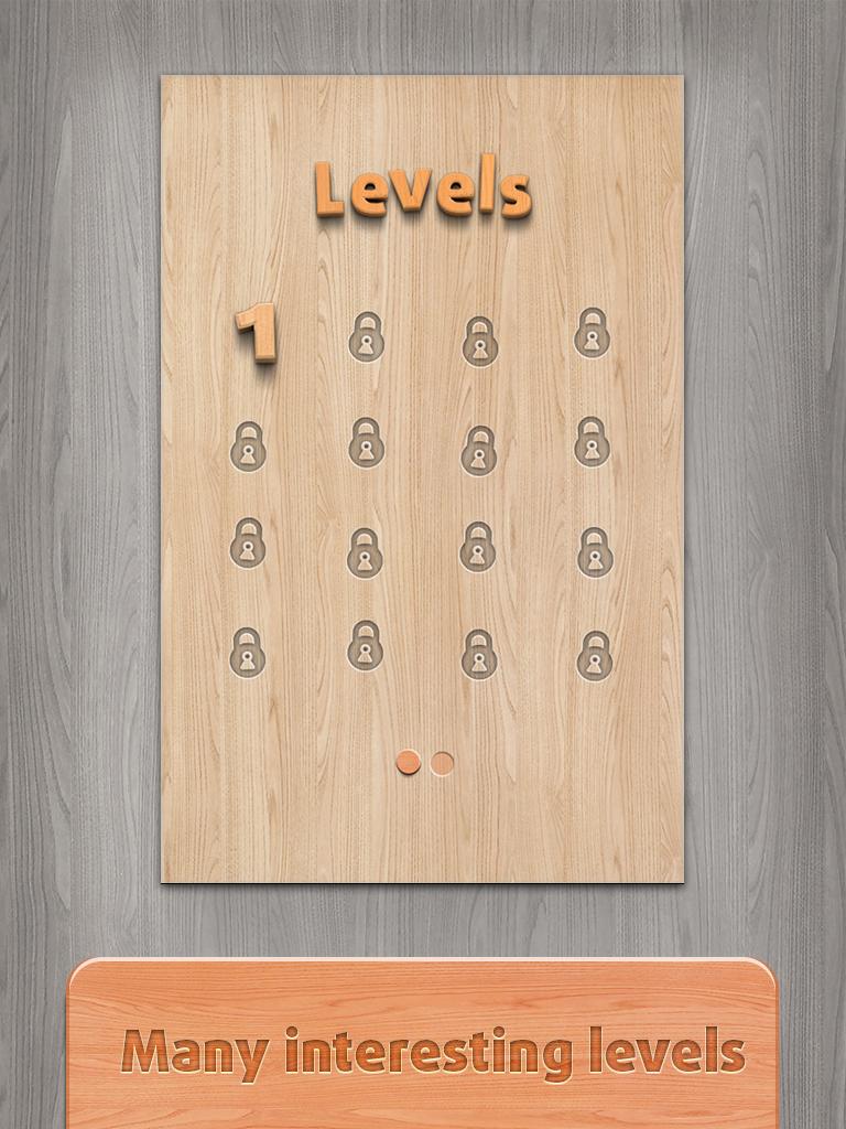 Push the wooden squares