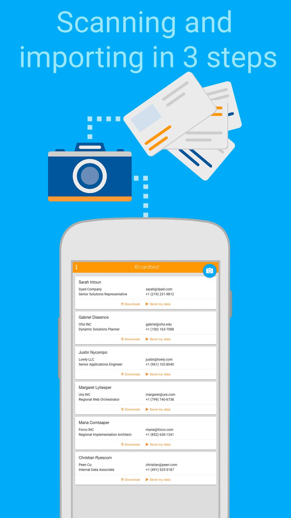 CardBird Business Card Reader