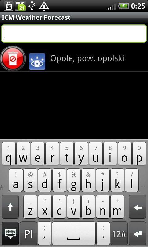 ICM new meteo widget
