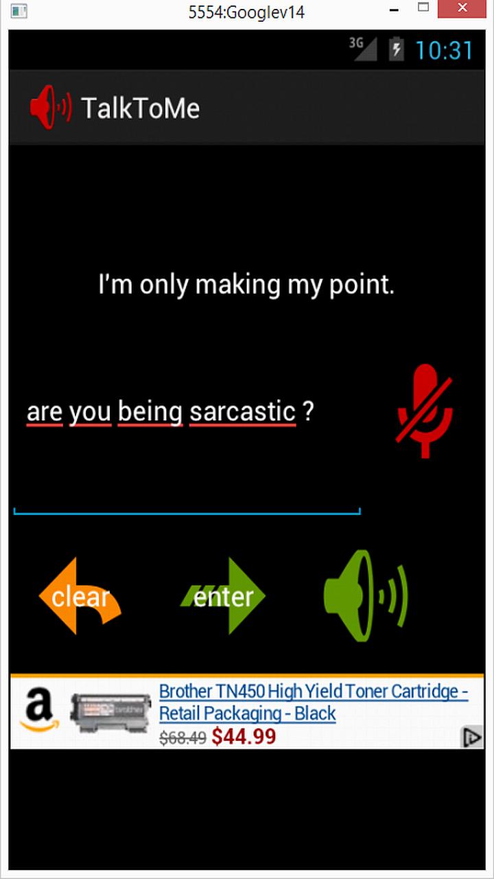 Talk To Me Talking App