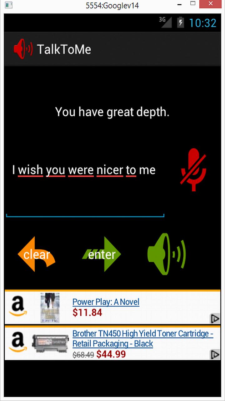 Talk To Me Talking App