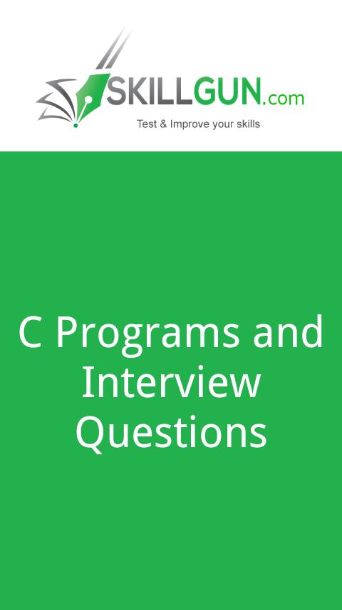 C Interview questions