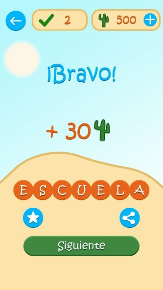 Four clues one word in spanish