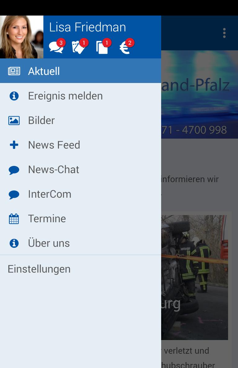 Blaulichtnews Rheinland-Pfalz