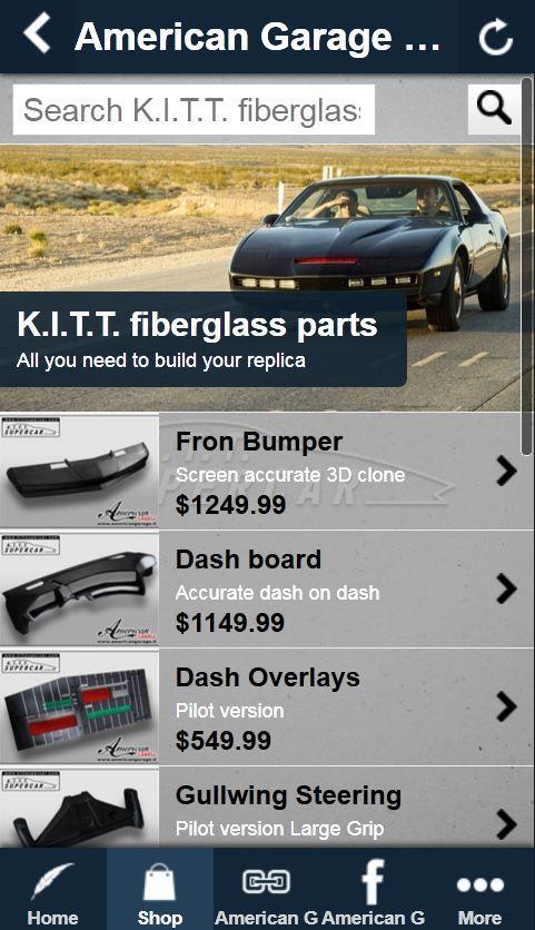 American Garage Kitt Supercar