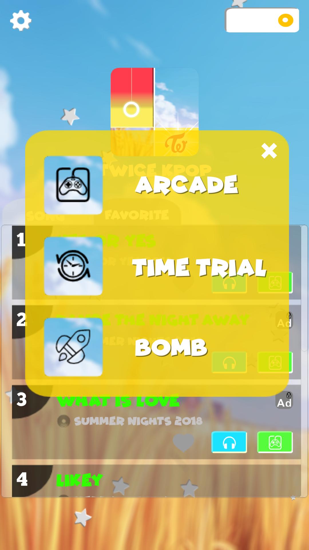 Cute Kpop Twice Piano Tiles Game