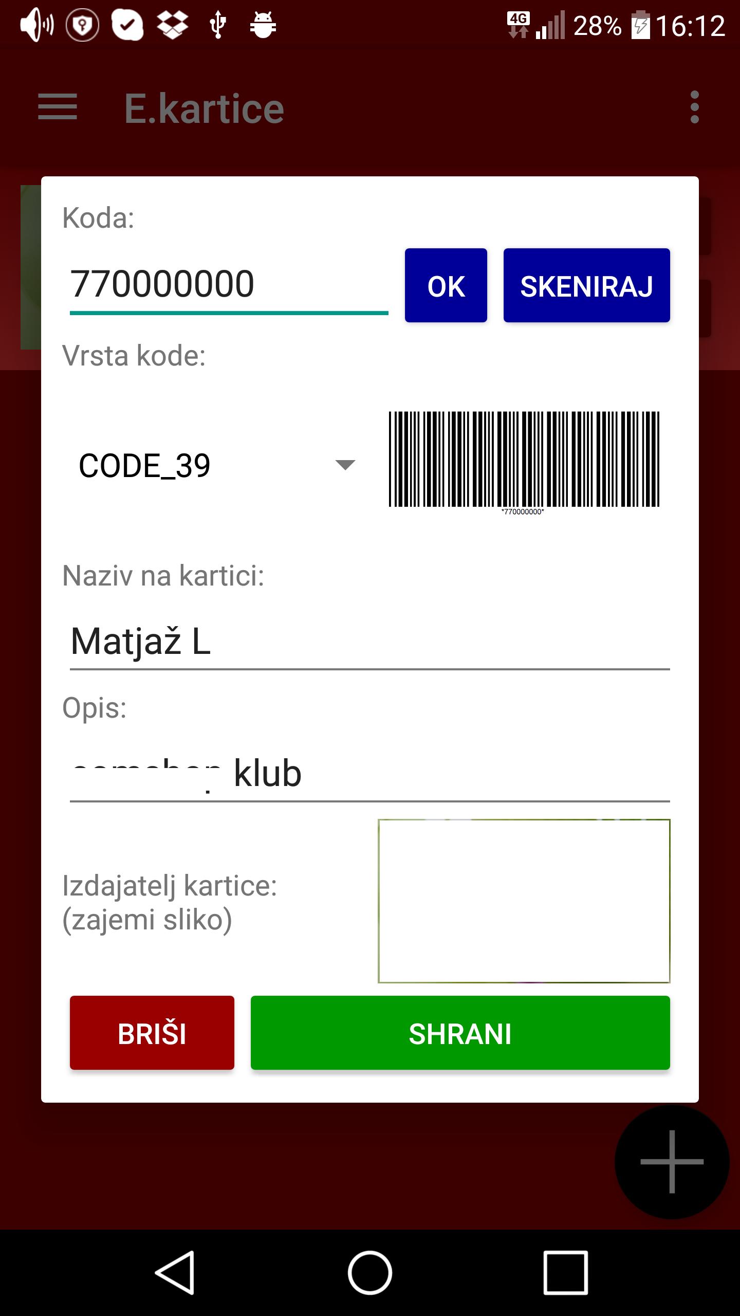 E.kartice (z oglasi)