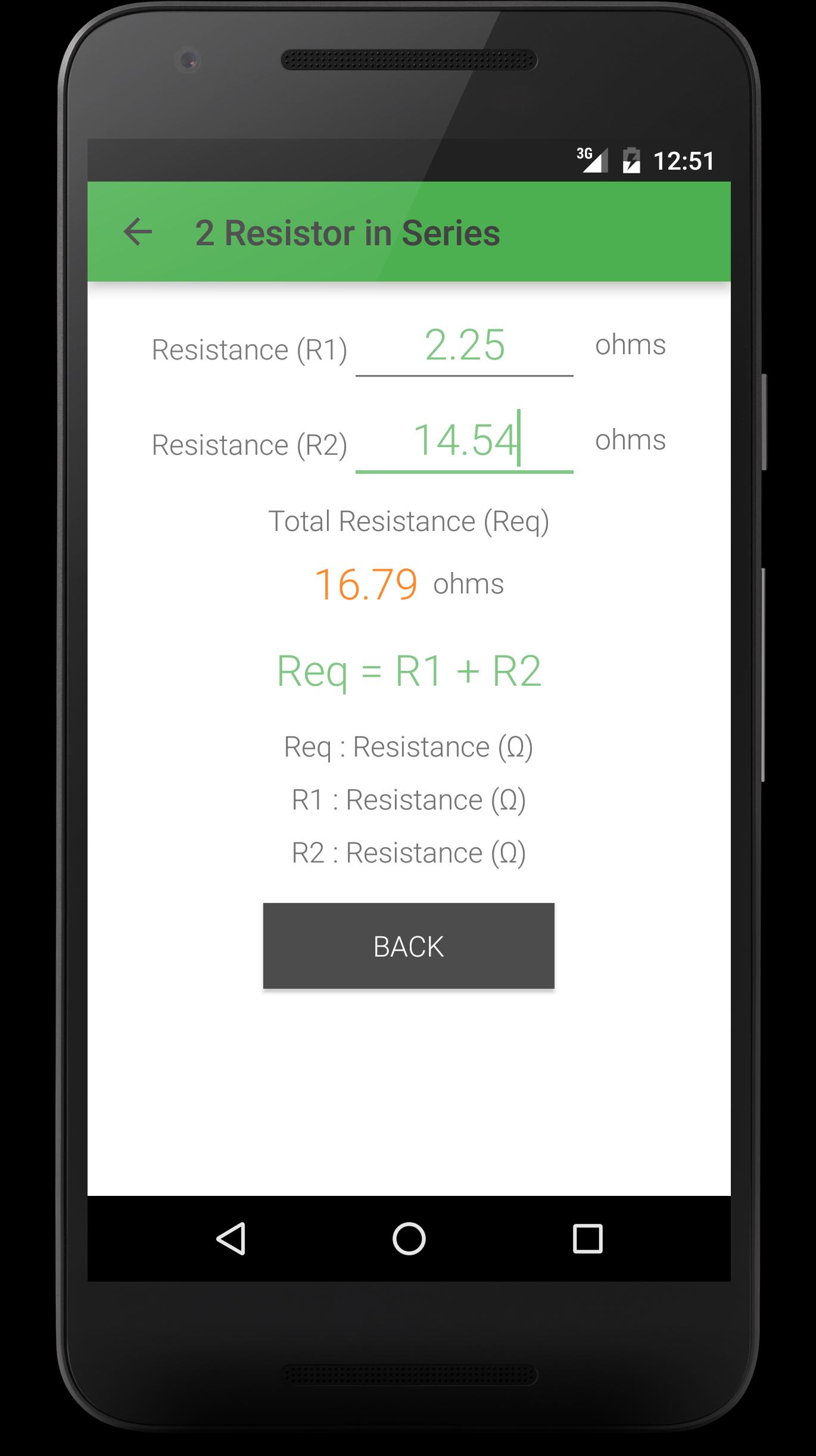 Electronics Formulas