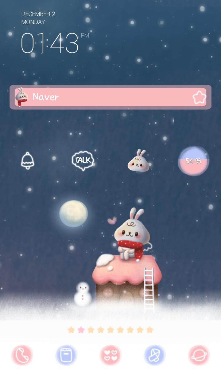 Mozzi(snowy day)Dodol Theme