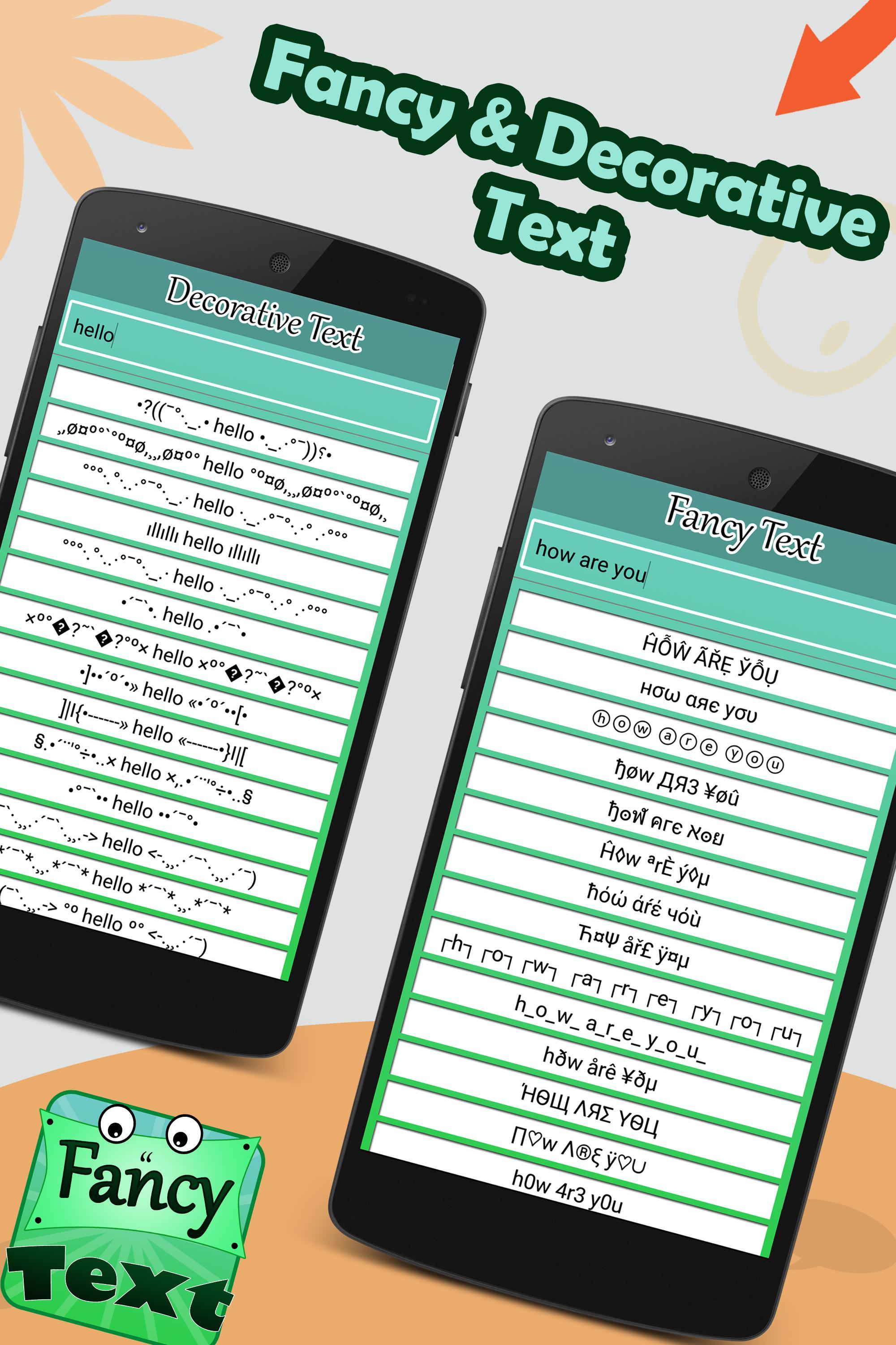 Fancy Messaging Text