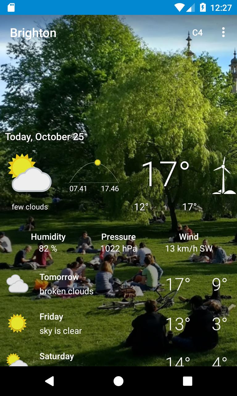 Brighton, UK East Sussex - weather and more