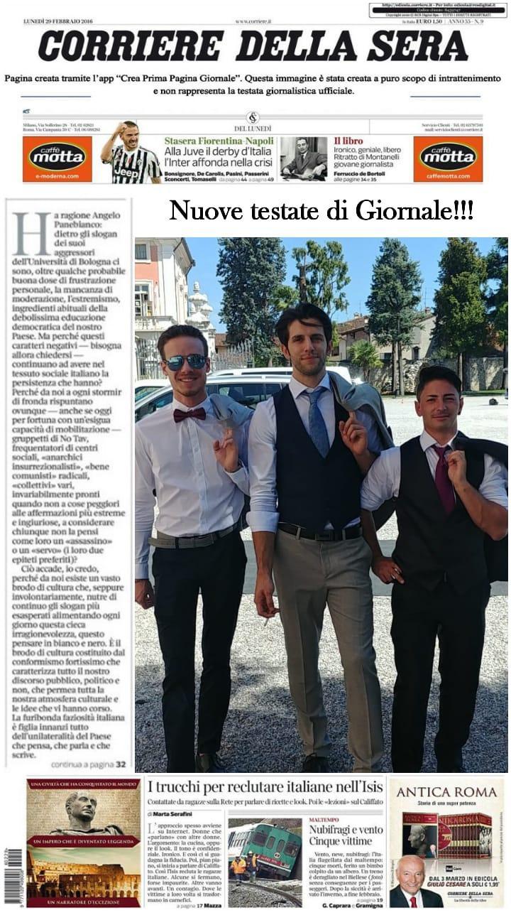 Crea Prima Pagina Giornale