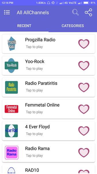 Radio Streaming Android App De