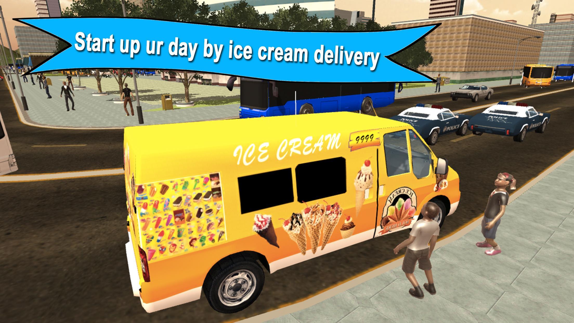 Ice Cream Delivery Games 3D