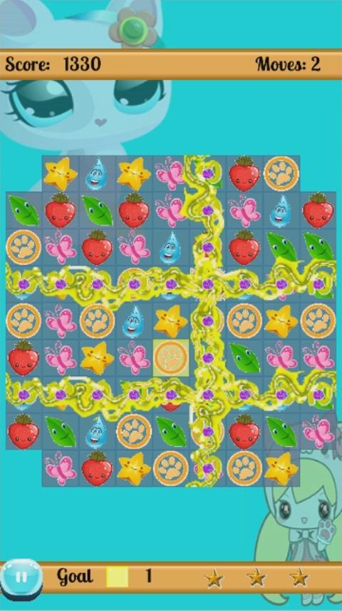 Baby kitten match 3 adventure