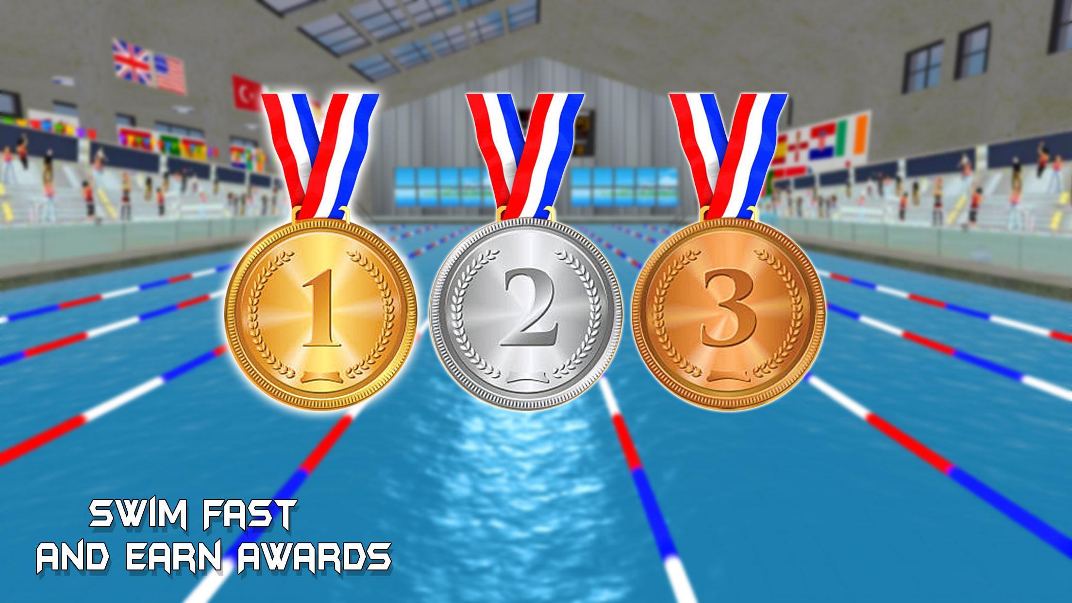 Real Water Swimming Pool Race Water Park Adventure