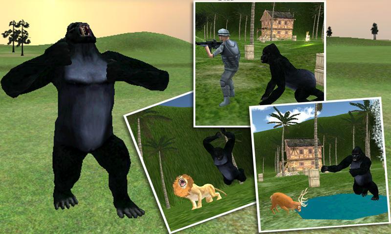 Crazy Ape Wild Attack 3D