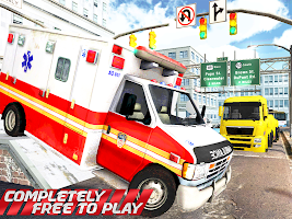 EMERGENCY AMBULANCE PARKING 3D