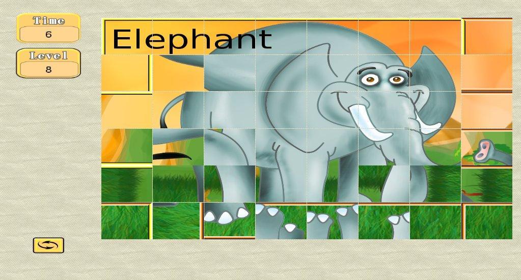 Kids Puzzle Game - Africa