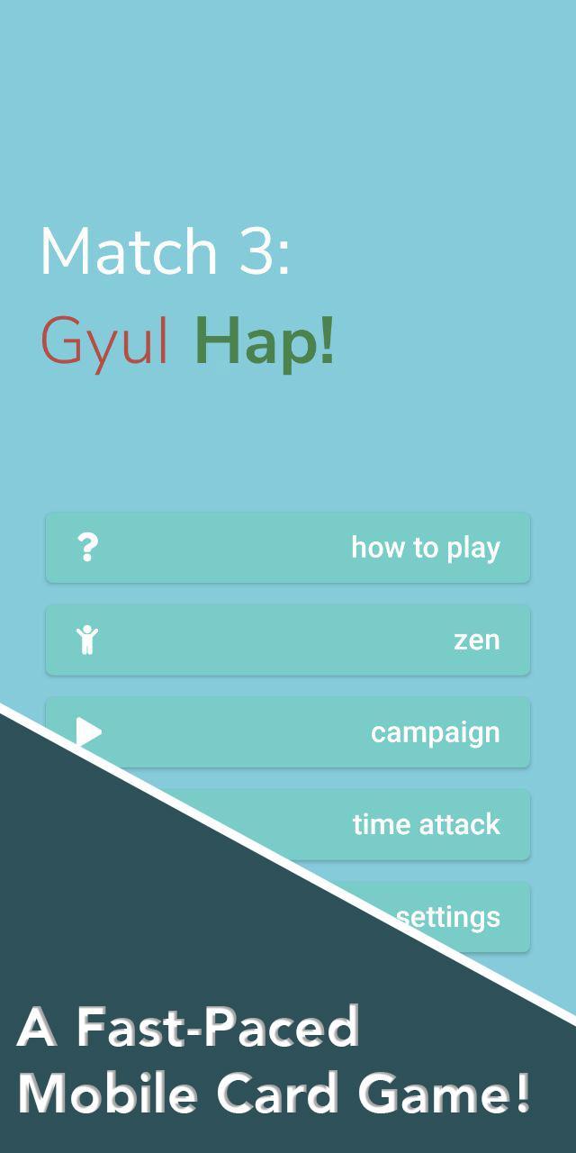 Match 3 Card Game - Gyul Hap