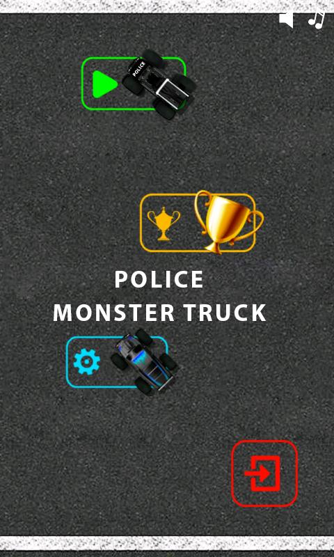 Police Monster Truck games