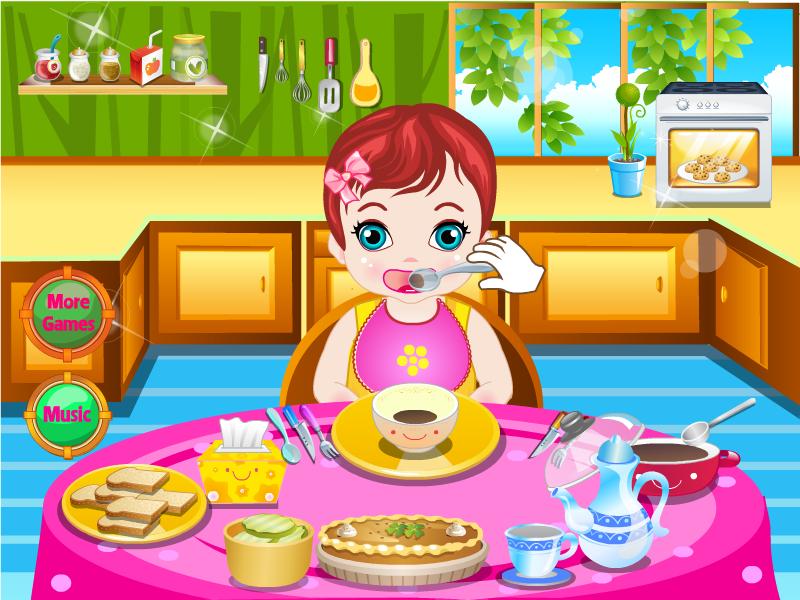 Baby Games Danny Feeding