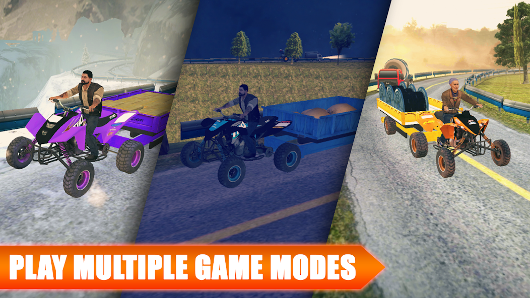 Offroad Quad Bike Transport 3D