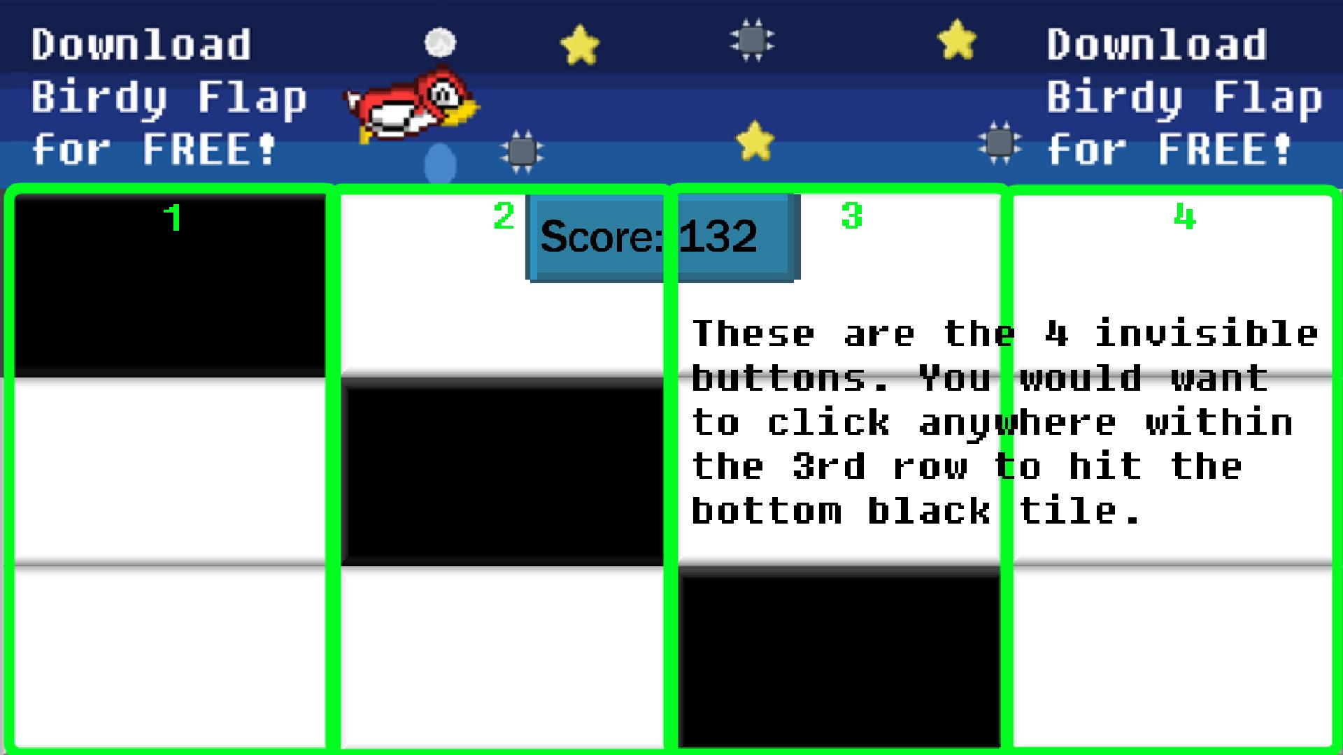 Avoid The White Tiles!