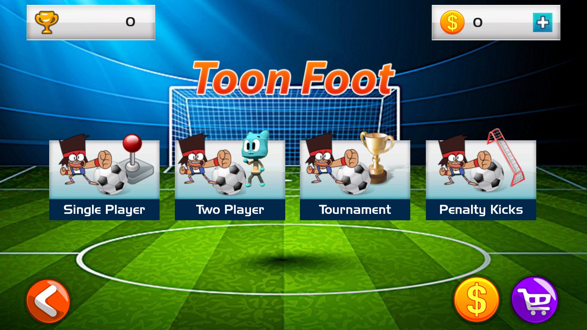 Toon cup Finger soccer - Football game 2018