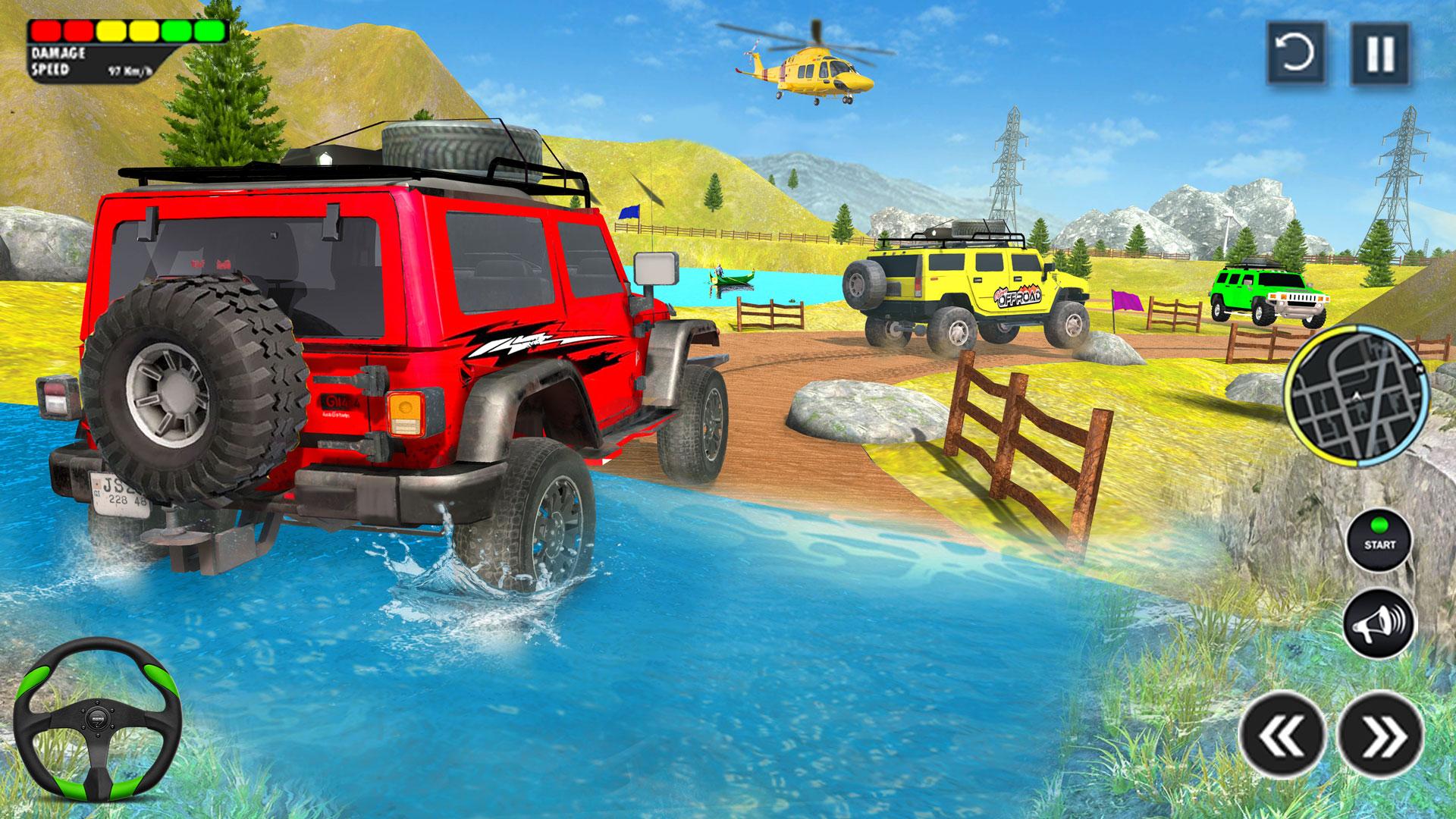 Offroad Jeep Driving Car Games