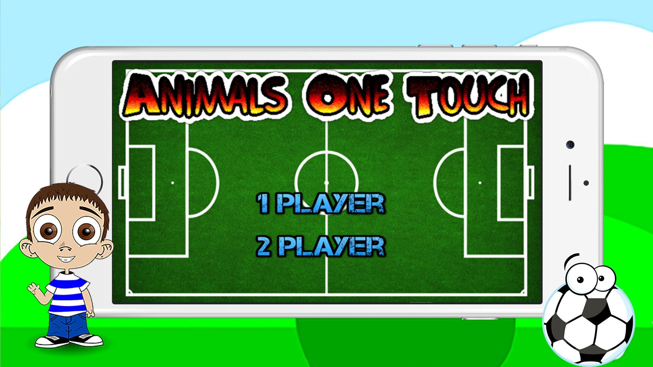 Animals One Touch Soccer Game