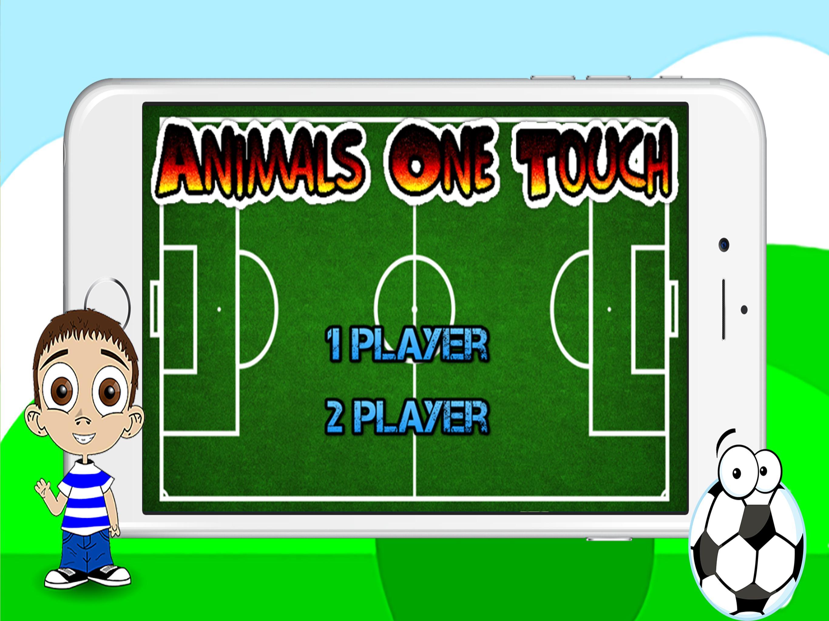 Animals One Touch Soccer Game