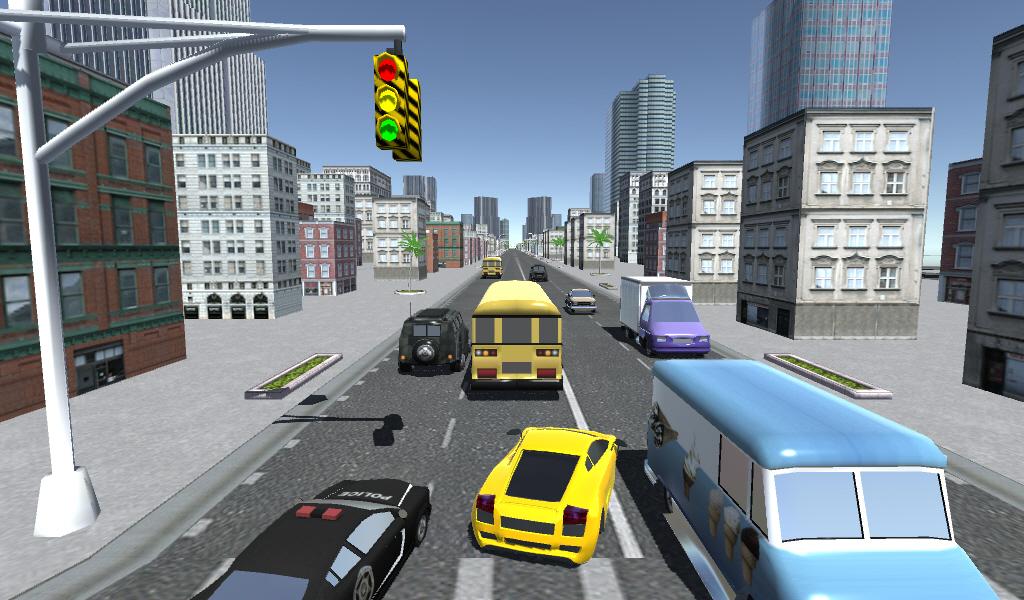 Extreme Traffic Racer Car 3D