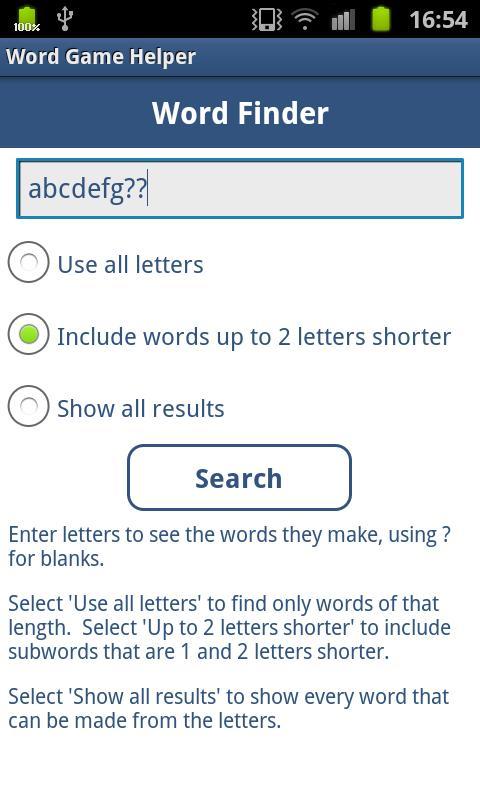 Word Game Helper Free