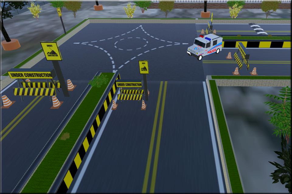 Police Car Patroling